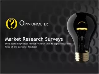 Market Research Surveys