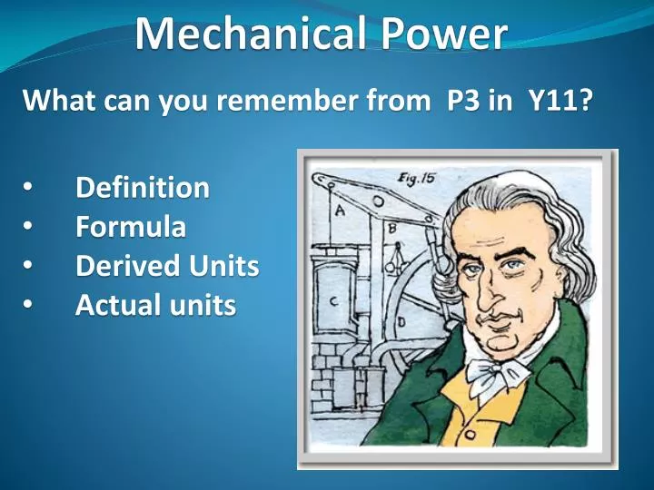 mechanical power