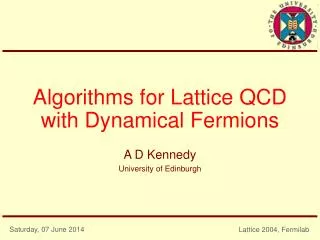 Algorithms for Lattice QCD with Dynamical Fermions