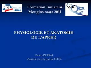 formation initiateur mougins mars 2011