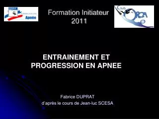 formation initiateur 2011
