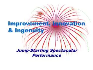Improvement, Innovation &amp; Ingenuity