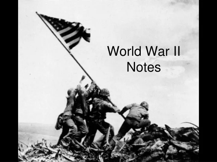 world war ii notes