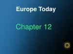 Europe Today - slide 1