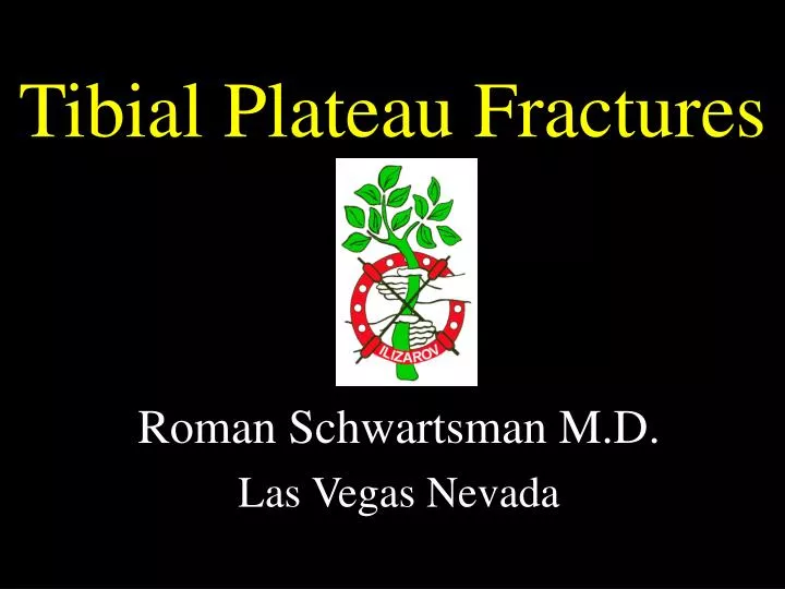 tibial plateau fractures