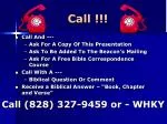 Call !!! - slide 1