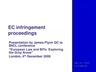 EC infringement proceedings