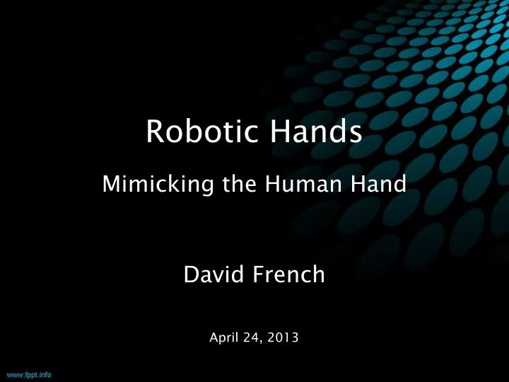 robotic hands