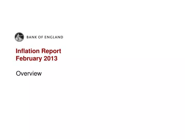 inflation report february 2013