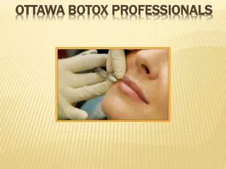 ottawa botox professionals