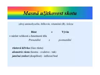 masn u itkovost skotu