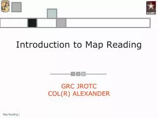 Introduction to Map Reading