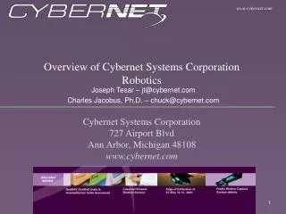 Overview of Cybernet Systems Corporation Robotics