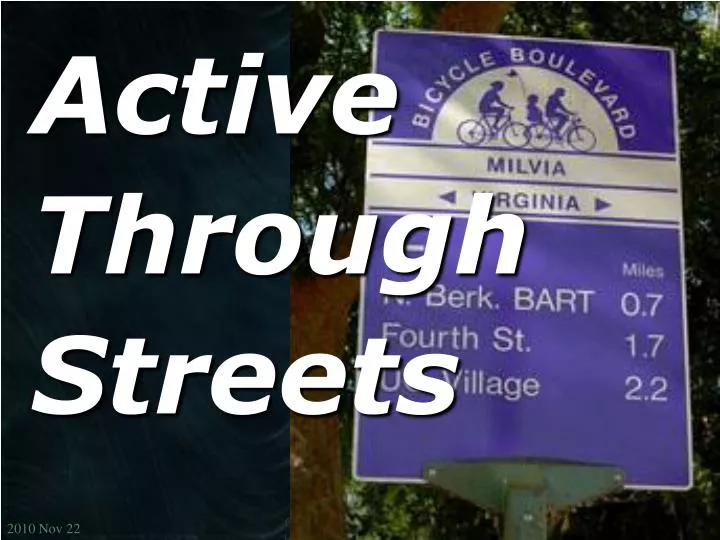 active through streets