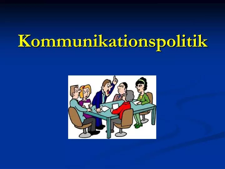 kommunikationspolitik