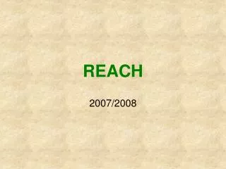 reach
