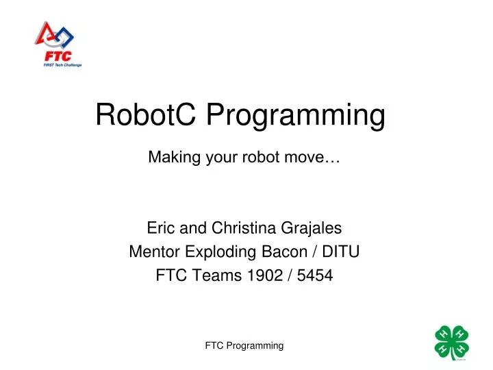 robotc programming