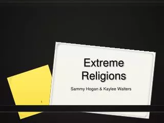 Extreme Religions