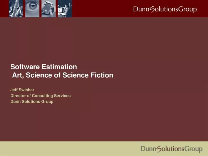 software estimation art science of science fiction