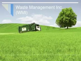 Waste Management Inc. (WMI)