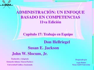 Capítulo 17: Trabajo en Equipo