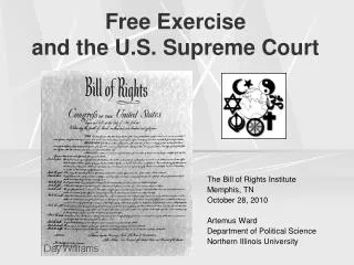 Free Exercise and the U.S. Supreme Court