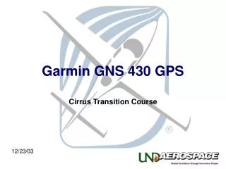 Garmin GNS 430 GPS