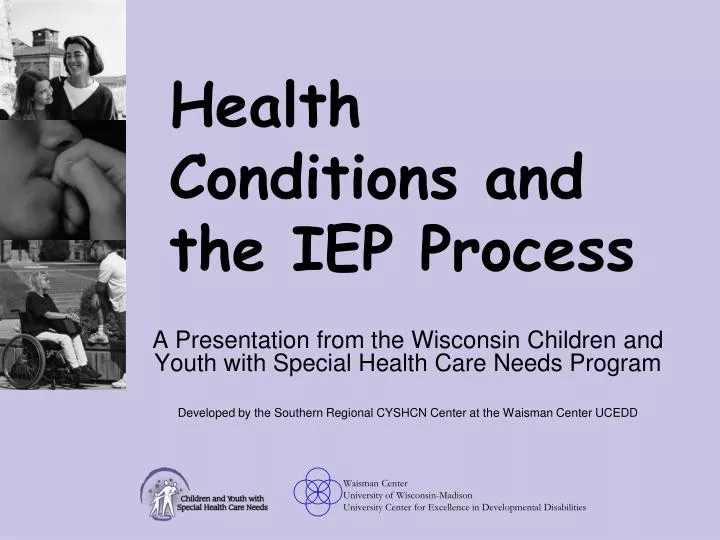 health conditions and the iep process
