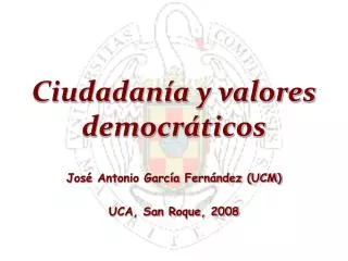 ciudadan a y valores democr ticos