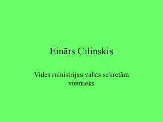ein rs cilinskis