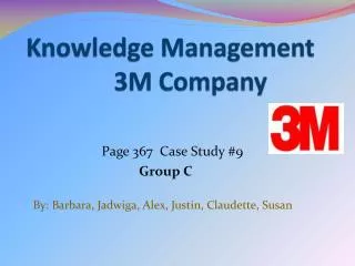 Knowledge Management 3M Company