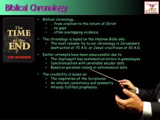 Biblical Chronology