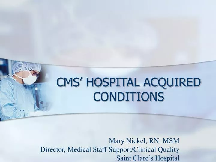 cms hospital acquired conditions