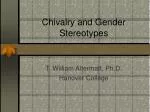 Chivalry and Gender Stereotypes - slide 1
