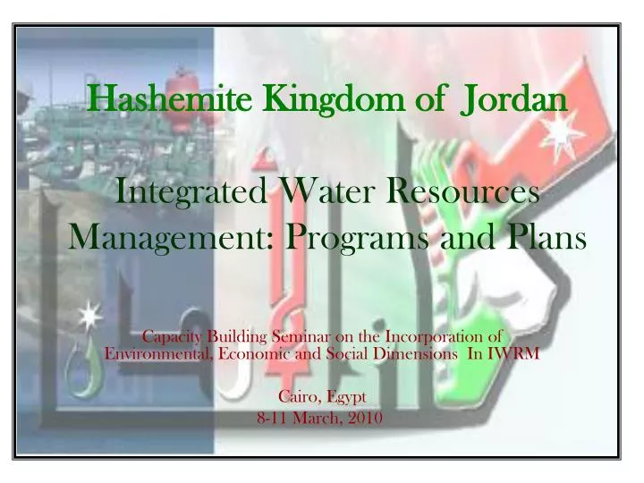 hashemite kingdom of jordan integrated water resources management programs and plans