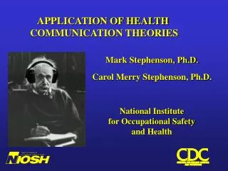 Mark Stephenson, Ph.D. Carol Merry Stephenson, Ph.D.