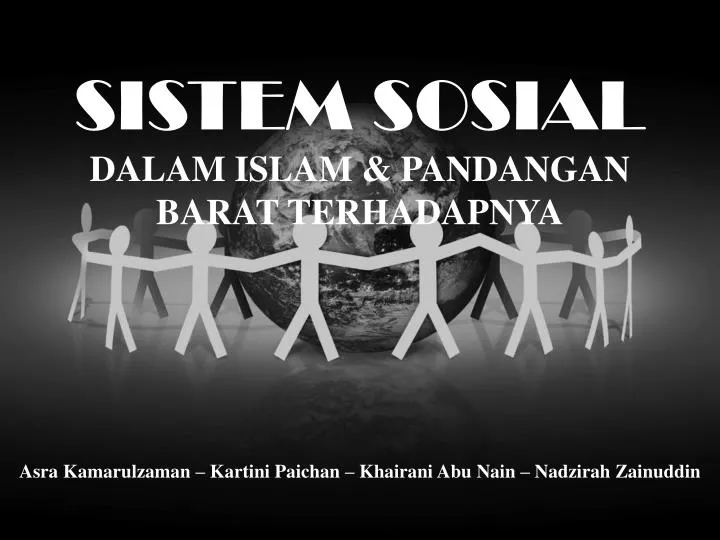 sistem sosial dalam islam pandangan barat terhadapnya