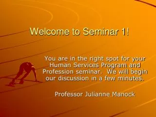Welcome to Seminar 1!