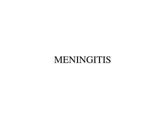 meningitis