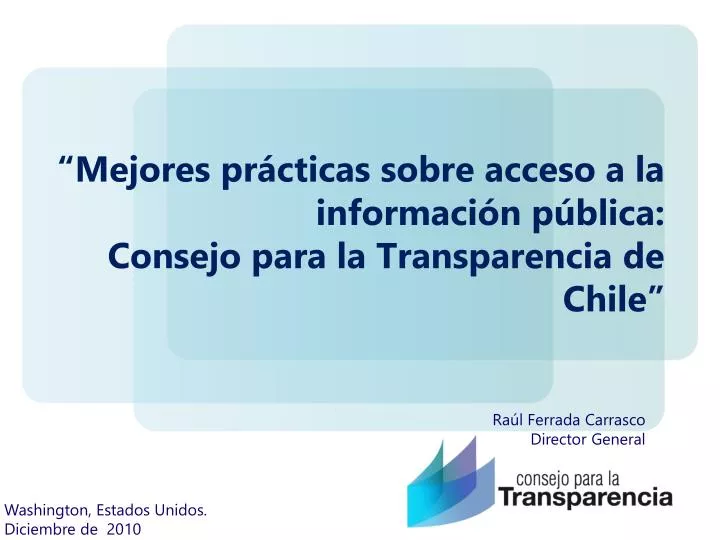 mejores pr cticas sobre acceso a la informaci n p blica consejo para la transparencia de chile