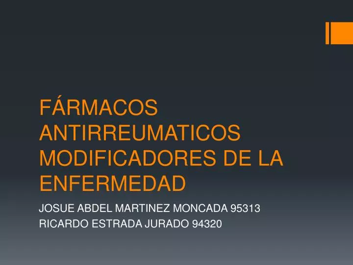 f rmacos antirreumaticos modificadores de la enfermedad