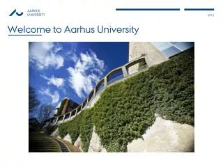 Welcome to Aarhus University