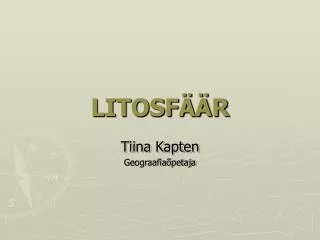 litosf r