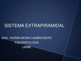 sistema extrapiramidal