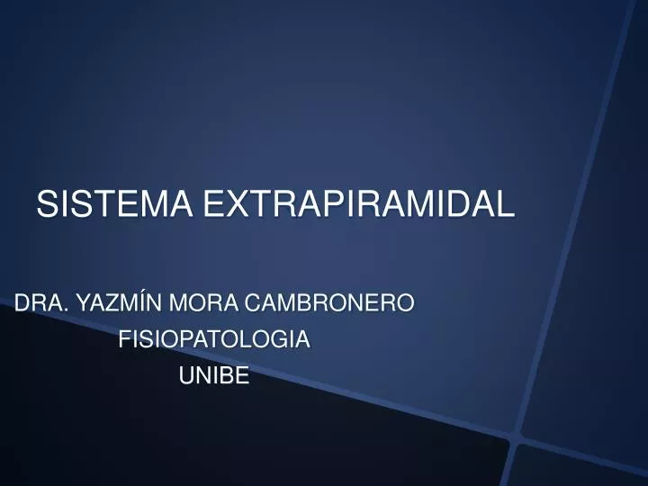 sistema extrapiramidal