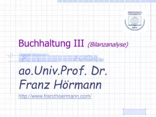 buchhaltung iii bilanzanalyse