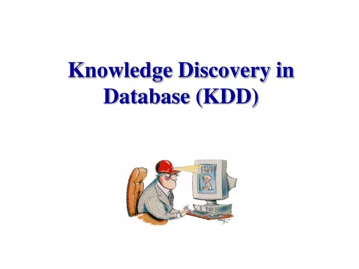 knowledge discovery in database kdd