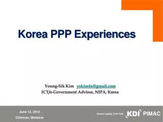 Korea PPP Experiences