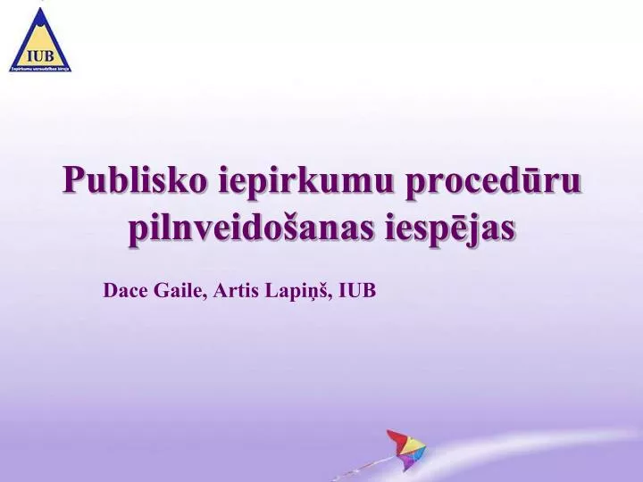 publisko iepirkumu proced ru pilnveido anas iesp jas