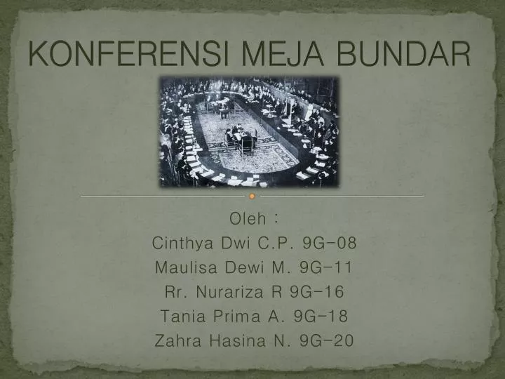 konferensi meja bundar